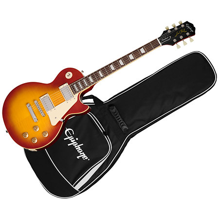 Epiphone Les Paul Standard 50s Figured Washed Cherry Sunburst + Housse