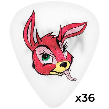 Dunlop BL27R060 Frank Kozik Classic White 0.60 mm Sachet de 36