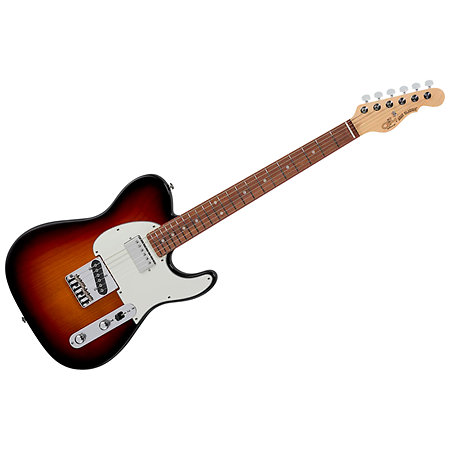 Fullerton Deluxe ASAT Classic Bluesboy 3-Tone Sunburst Touche Palissandre G&L