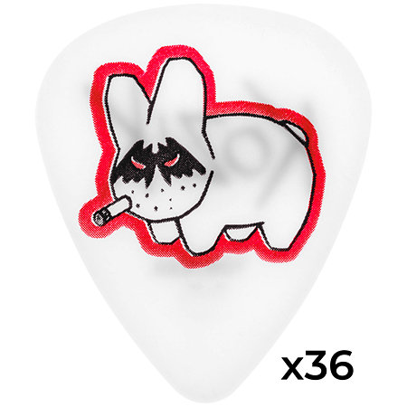 Dunlop BL28R073 Frank Kozik King of Rock White 0.73 mm Sachet de 36