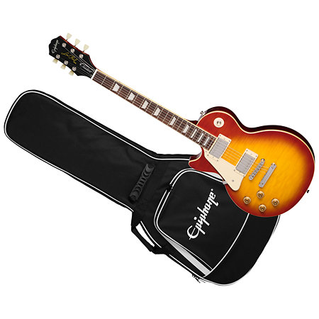 Les Paul Standard 50s Lefty Figured Washed Cherry Sunburst Gaucher + Housse Epiphone