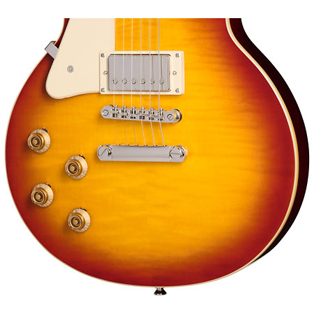 Les Paul Standard 50s Lefty Figured Washed Cherry Sunburst Gaucher + Housse Epiphone