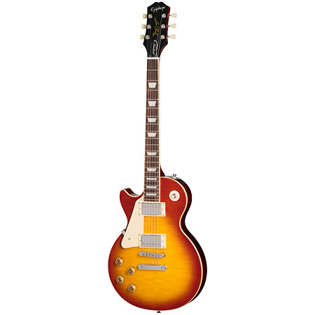 Les Paul Standard 50s Lefty Figured Washed Cherry Sunburst Gaucher + Housse Epiphone