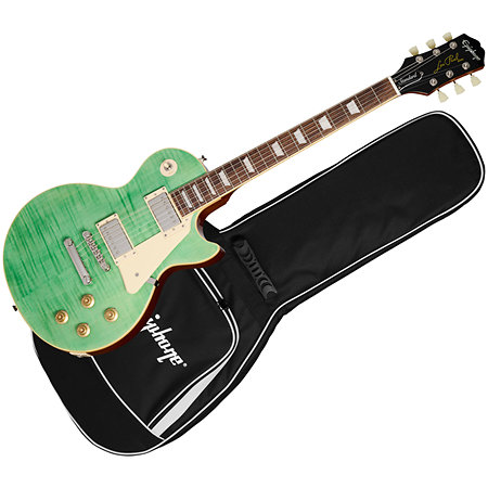 Epiphone Les Paul Standard 50s Figured Seafoam Green + Housse