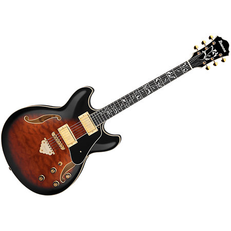 Ibanez AS93QMSP-DBS Dark Brown Sunburst