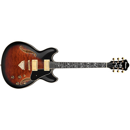 AS93QMSP-DBS Dark Brown Sunburst Ibanez