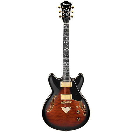 AS93QMSP-DBS Dark Brown Sunburst Ibanez