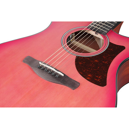 AAM50CE-CRO Coral Red Burst Open Pore Ibanez