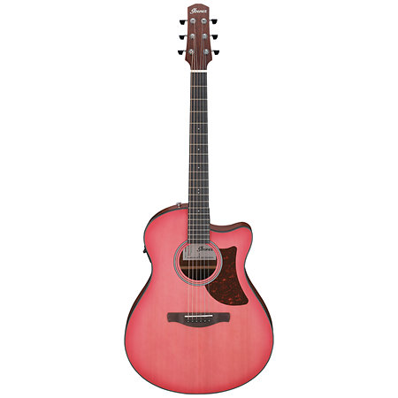 AAM50CE-CRO Coral Red Burst Open Pore Ibanez