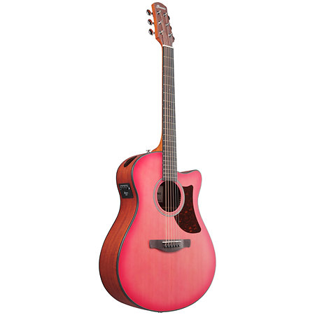 AAM50CE-CRO Coral Red Burst Open Pore Ibanez