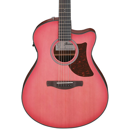 AAM50CE-CRO Coral Red Burst Open Pore Ibanez