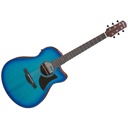 Ibanez AAM50CE-SBO Sapphire Blue Burst Open