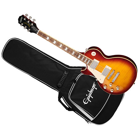 Epiphone Les Paul Standard 60s Figured Lefty Iced Tea Burst Gaucher + Housse