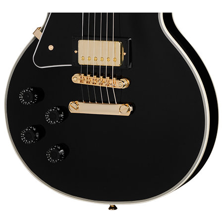 Epiphone Les Paul Lefty Custom Ebony Gaucher + Housse