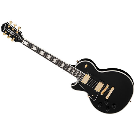 Les Paul Lefty Custom Ebony Gaucher + Housse Epiphone
