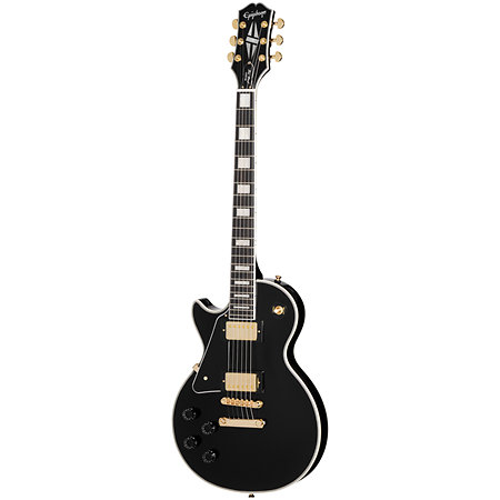 Les Paul Lefty Custom Ebony Gaucher + Housse Epiphone