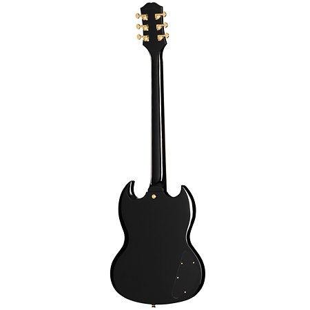SG Custom Lefty Ebony Gaucher + Housse Epiphone