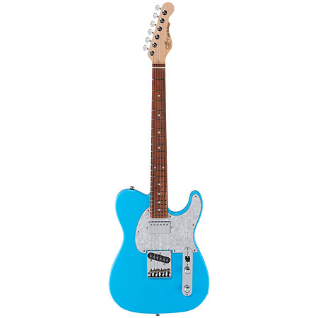 Fullerton Deluxe ASAT Classic Bluesboy Himalayan Blue Touche Palissandre G&L