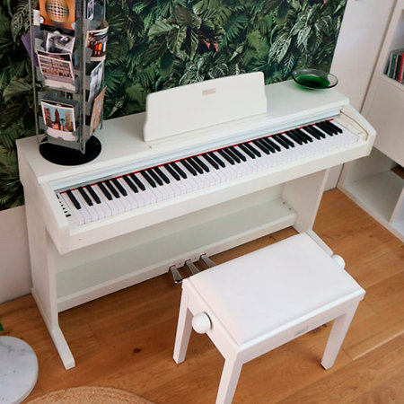 Shiver Banquette Piano Blanche