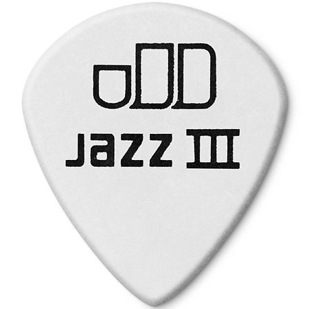 Dunlop 478R150 Tortex White Jazz III 1,50 mm Sachet de 72