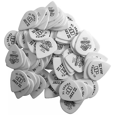 478R150 Tortex White Jazz III 1,50 mm Sachet de 72 Dunlop