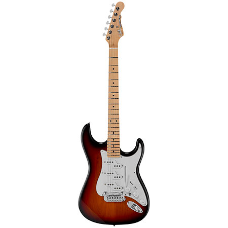 Fullerton Deluxe Comanche 3-Tone Sunburst Touche Érable G&L