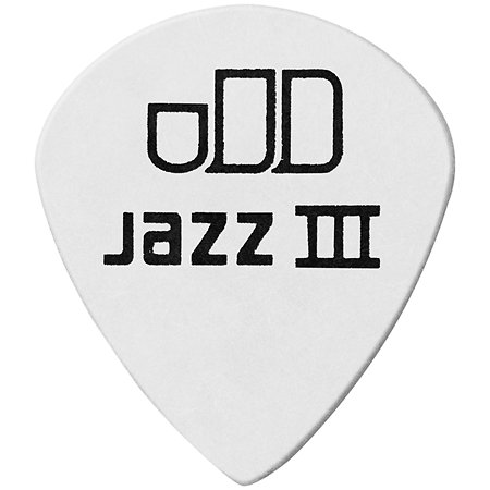 Dunlop 478R73 Tortex White Jazz III 0,73 mm Sachet de 72