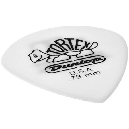 478R73 Tortex White Jazz III 0,73 mm Sachet de 72 Dunlop