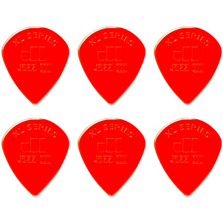 47PXLN Jazz III XL Nylon 1,38 mm Sachet de 6 Dunlop