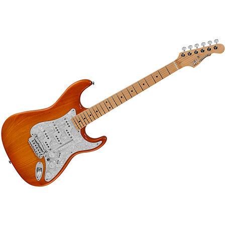 G&L Fullerton Deluxe Comanche Honeyburst Touche Érable