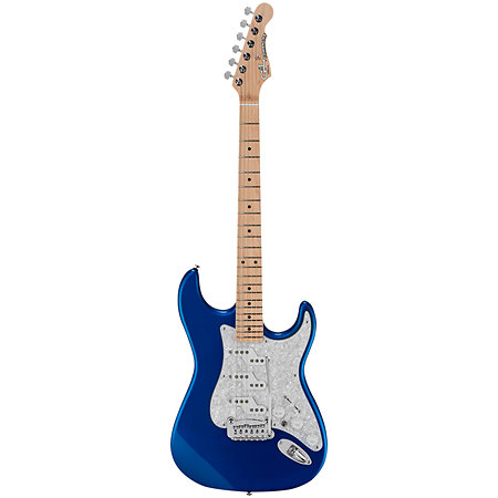 Fullerton Deluxe Comanche Midnight Blue Metallic Touche Érable G&L