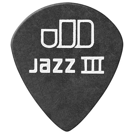 Dunlop 482R100 Dunlop Tortex Pitch Black Jazz III 1,00 mm Sachet de 72