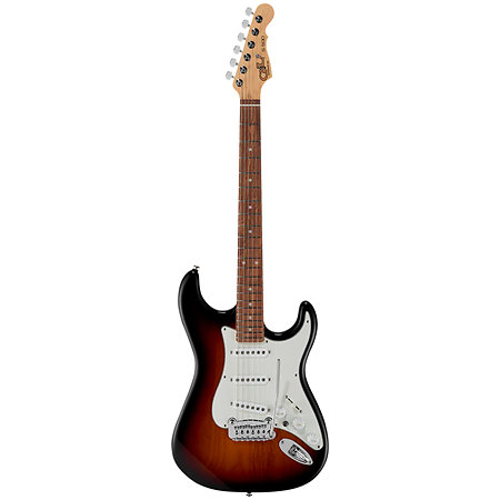 Fullerton Deluxe S-500 3-Tone Sunburst Touche Palissandre G&L