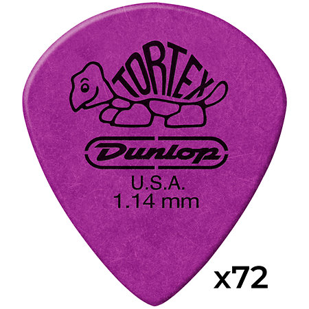 Dunlop 498R114 Tortex Jazz III XL 1,14 mm Sachet de 72