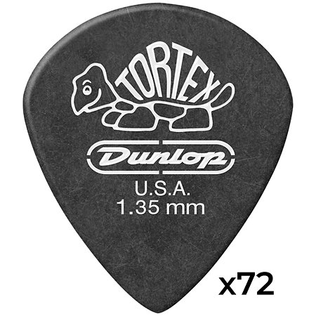 Dunlop 498R135 Tortex Jazz III XL 1,35 mm Sachet de 72