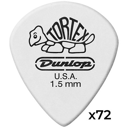 Dunlop 498R150 Tortex Jazz III XL 1,50 mm Sachet de 72