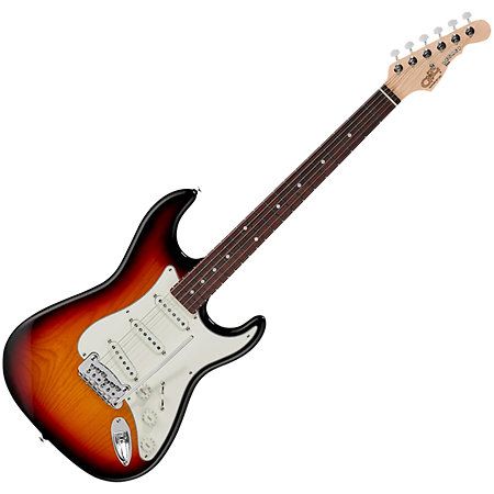 Fullertone Deluxe Legacy 3-Tone Sunburst Touche Érable G&L