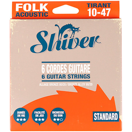 Shiver 6 Cordes Folk Standard 10-47