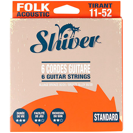 Shiver 6 Cordes Folk Standard 11-52