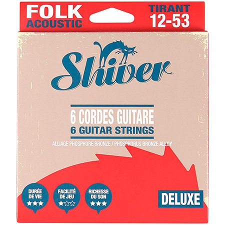 Shiver 6 Cordes Folk Deluxe 12-53