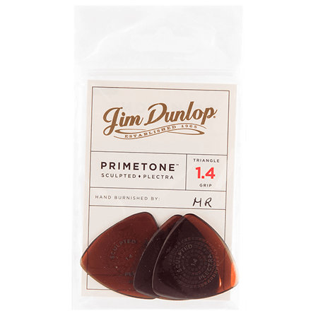 512P140 Primetone Triangle Grip 1,40 mm Sachet de 3 Dunlop
