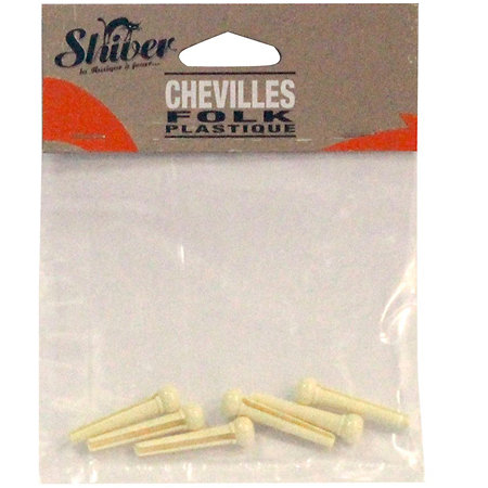 Shiver Chevilles en plastique Ivoire