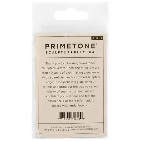 512P150 Primetone Triangle Grip 1,50 mm Sachet de 3 Dunlop