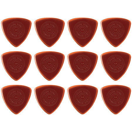 Dunlop 512R140 Primetone Triangle Grip 1,40 mm Sachet de 12