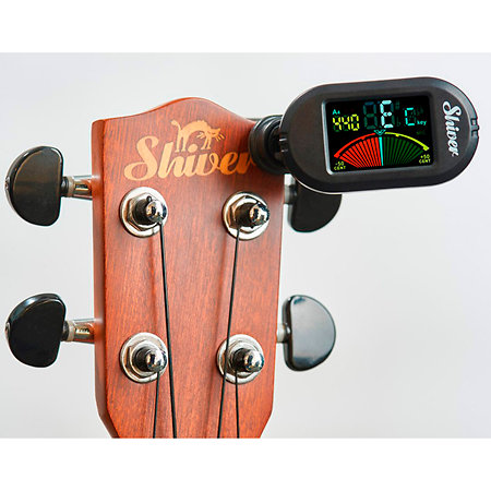 Accordeur chromatique à pince Noir Shiver