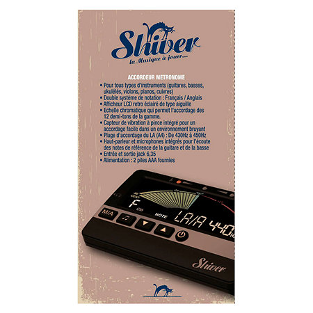 Accordeur métronome Shiver