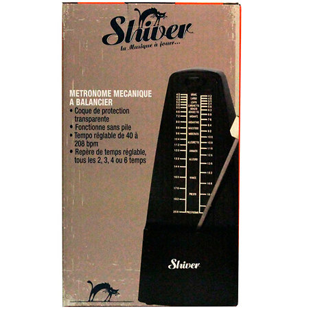 Métronome mécanique Noir Shiver