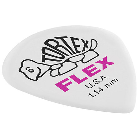 466R114 Tortex Flex Jazz III XL 1,14 mm Sachet de 72 Dunlop