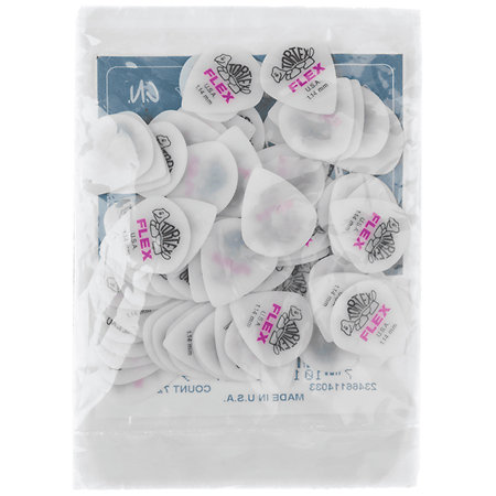 466R114 Tortex Flex Jazz III XL 1,14 mm Sachet de 72 Dunlop
