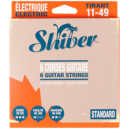Shiver 6 Cordes électriques Standard 11-49